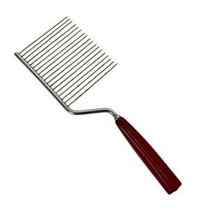 Schneider Cake Breaker Slicer Vintage Red Handle Stainless Steel Patented USA